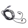 Type C Headphone Cable Fit for Sennheiser IE300 IE600 IE900 Headphone OFC Replacement Cable Built in Microphone 47.24in