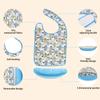 Adult Dining Bib Household Detachable Oil-proof and Waterproof Bib Suitable for the Elderly and Patient
