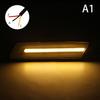 1 Pair Flexible Waterproof Daytime Running Light Reversing Light LED Car DRL COB Turn Signal Lamps