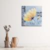 Canvas Print Acrylic Painting Flower Yellow