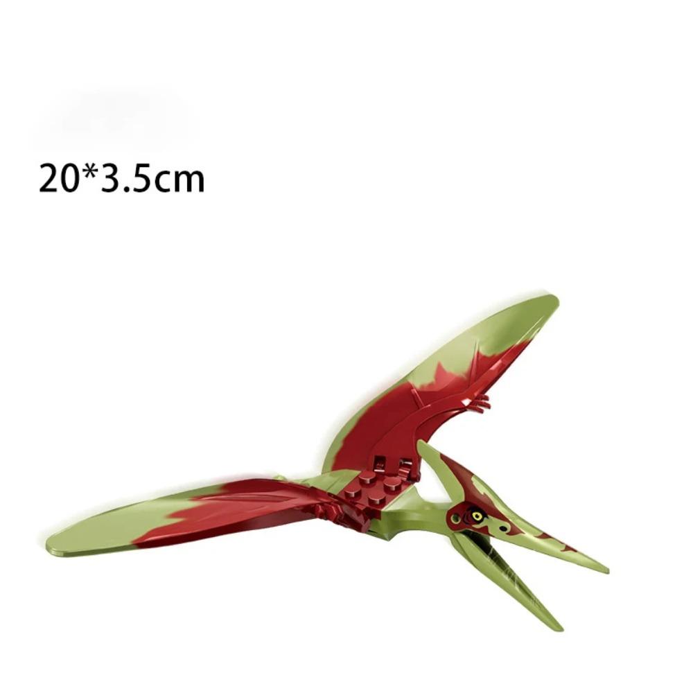 Jurassic Dinosaurier DIY Bausteine Velociraptor Velociraptor Rex Tyrannosaurus Pterosaurier Dilophosaurus Zubehör Steine Spielzeug