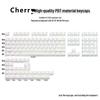 In Stock Carbon Fiber Texture Keycaps Set: 141-Key Translucent PBT with Side Engraving and Magnetic Switch Compatibility.