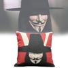For Vendetta V Character Cushion Cover Imprinted Design Living Bedroom Room