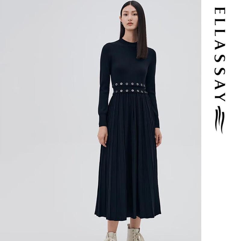 

ELLASSAY Detachable Two-Piece Knit Dress M