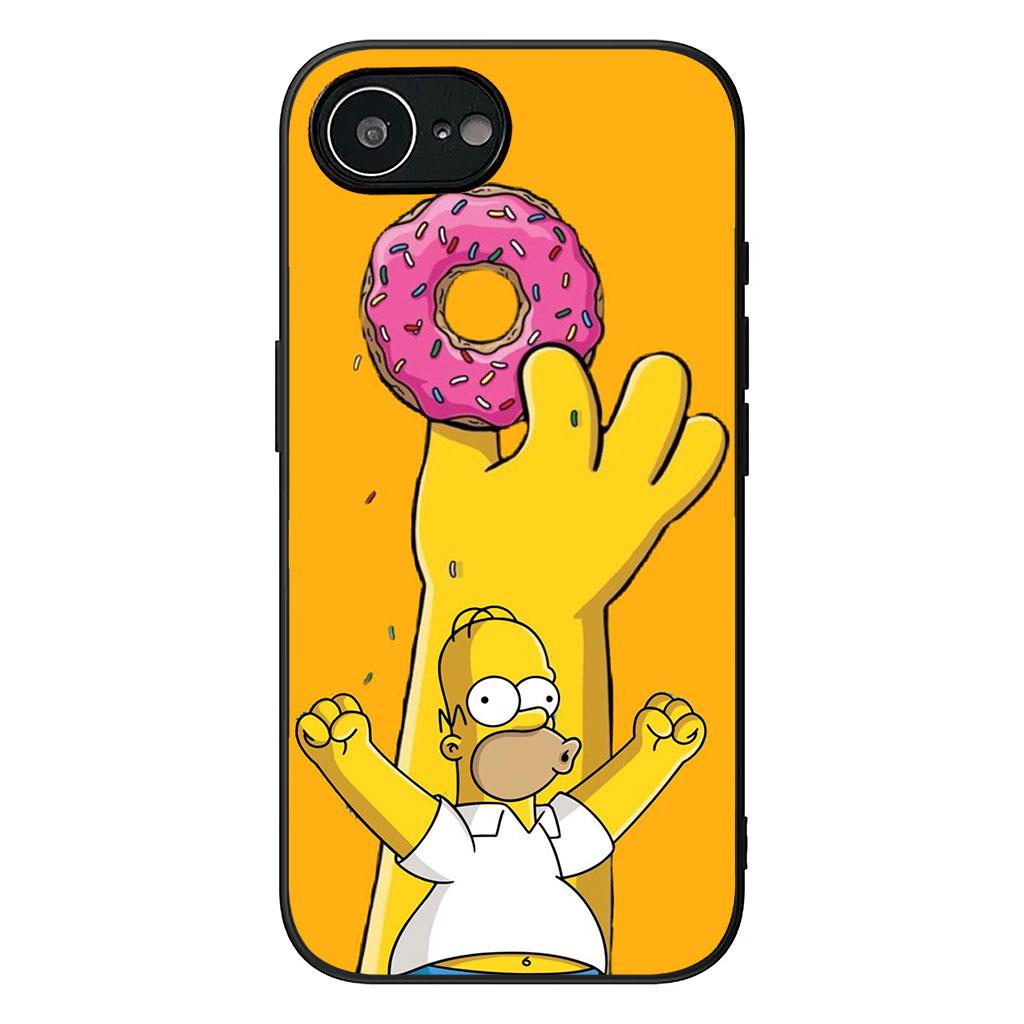 Cartoon S-Simpsons-Funny Barts Phone Cover for Apple iPhone 16 15 14 Plus 13 12 Mini 17 Pro Max + ProMax 16E Air Case
