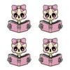 10pcs /Lots Trendy Pattern Letter Slogans Embroidery Patch Diy Pink Cartoon Couple Patch Iron On Patches Sew Stickers Badge Decor 