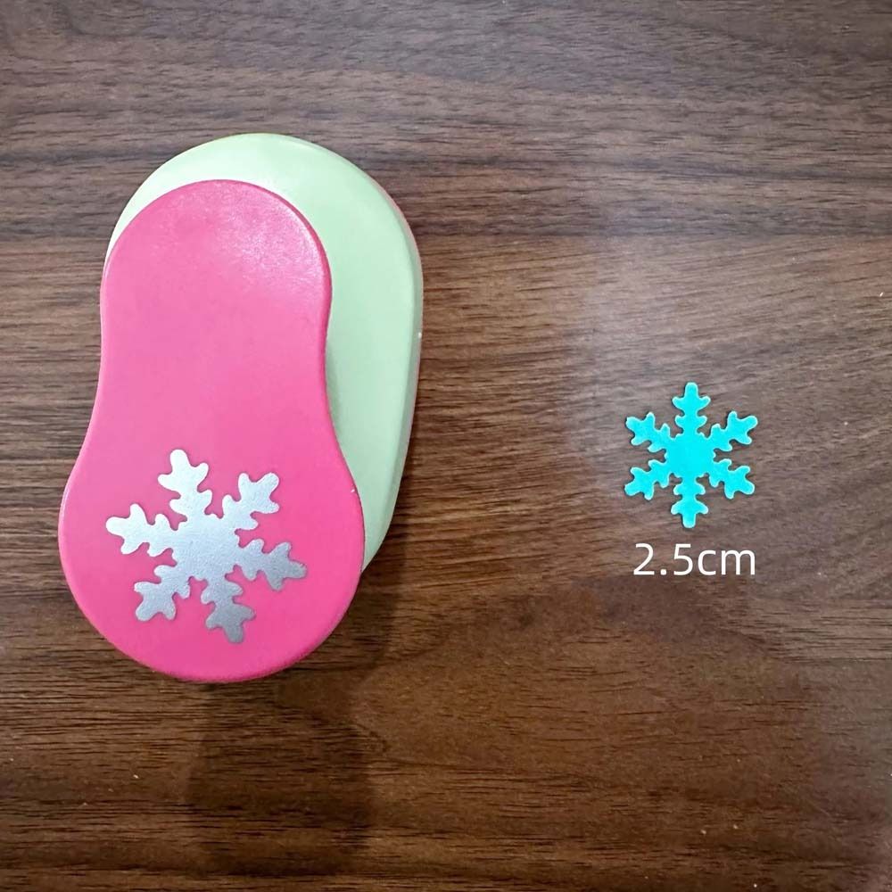 9/16/25/37/50mm Bastel-Lochstanzer Kunst-Papier-Schneidemaschine Schneeflocken-Prägemaschine Schreibwaren