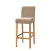 Samtstoff Barhocker Stuhlbezug Elastisches Lycra Stretch Kurzer Rücken Stuhlbezüge Für Essbereich Zimmer Café Zuhause Kleine Größe Option Sitzbezug