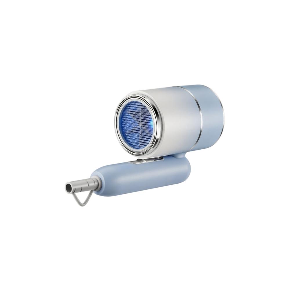 Portable Foldable Hair Dryer with Blue Light Technology High Power Compact Design for Home Dormitory Use Lightweight Travel Hairdryer