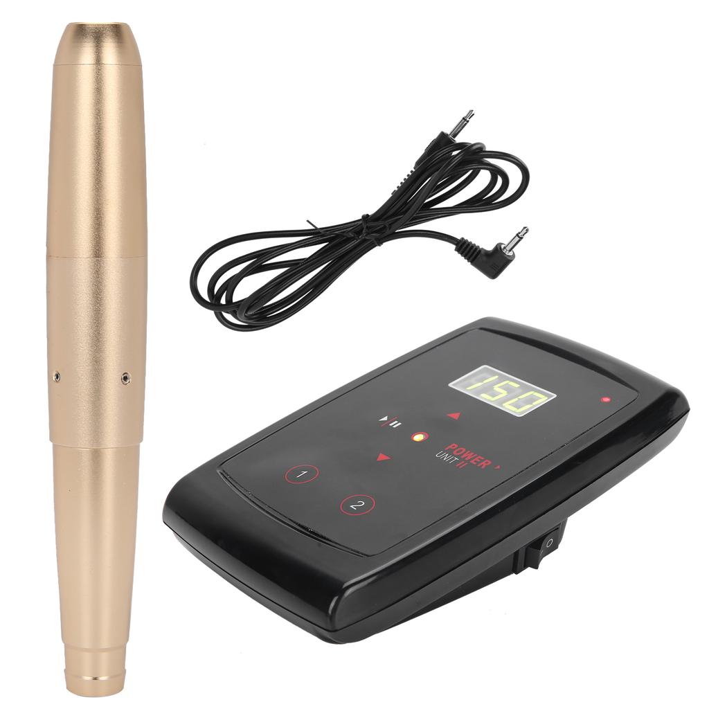 Tattoo Pen Power Supply Kit Eyebrow Lips Eyeliner Microblading Machine