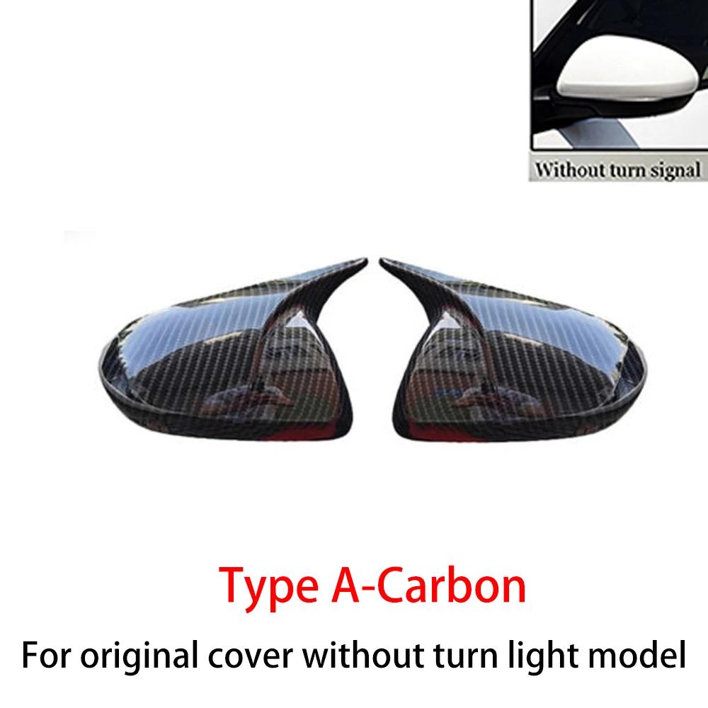 

Для Mazda 3 2010-2013 6 2009-2011 Крышка бокового зеркала заднего вида Крышка крыла автомобиля Внешняя дверь автомобиля Вид сзади Чехол Отделка из углеродного волокна Type A Carbon