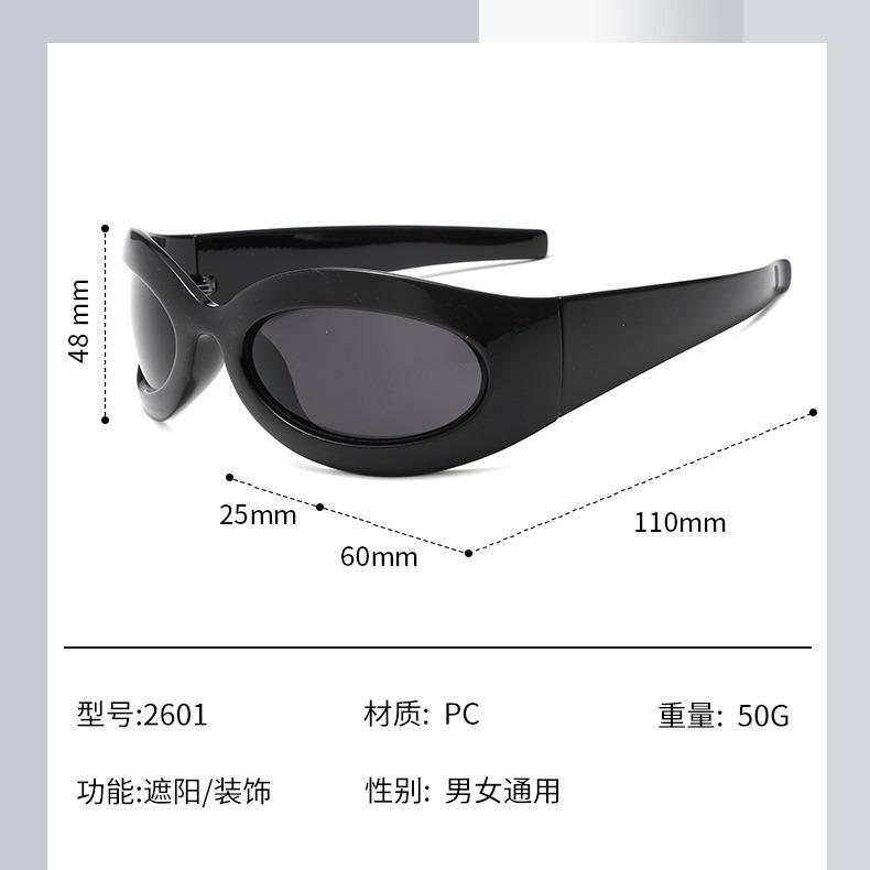 Okulary przeciwsłoneczne Spice Girls Futurystyczne okulary Tech Punk Spersonalizowane okulary przeciwsłoneczne