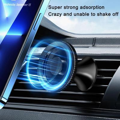 Car Interior Magnetic Phone Holder Air Vent Phone Stand for Magsafe iPhone 15 14 13 Pro Max GPS Support Bracket