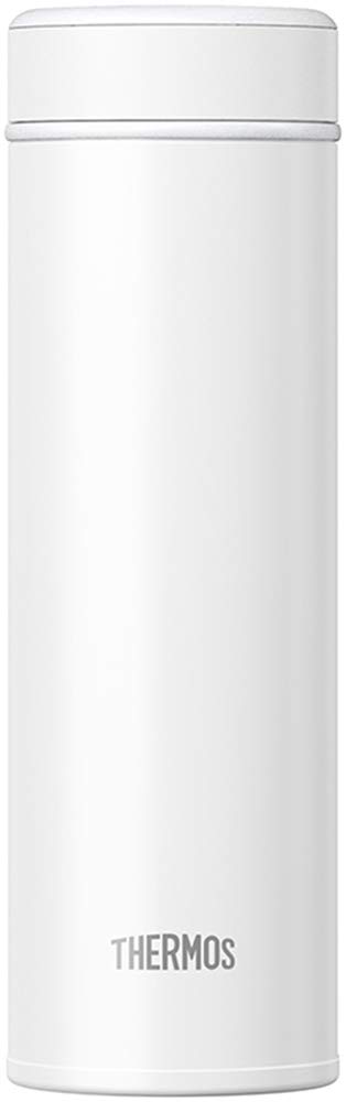 Termoska na vodu, vakuově izolovaný přenosný hrnek 500ml, matně bílá, MTWH JOG-500