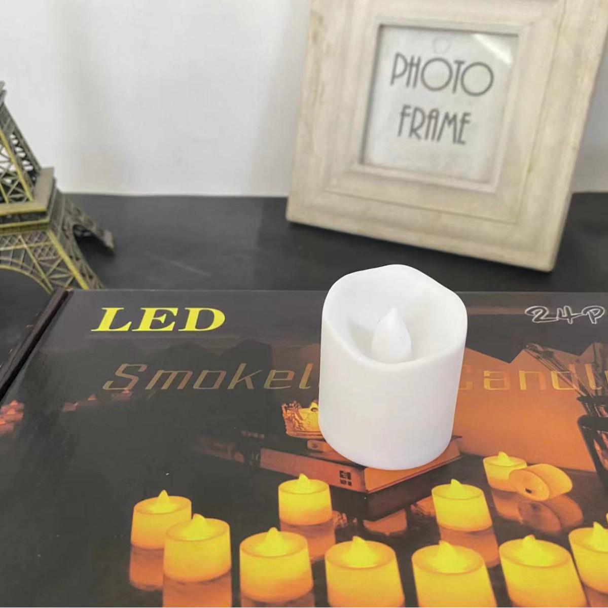 

Міні світлодіодні чайні свічки для Різдва, вечірок, пропозицій і днів народження білий