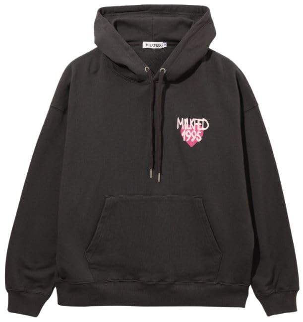 Milkfed Spray Logo Charcoal Women's Sweatshirt,