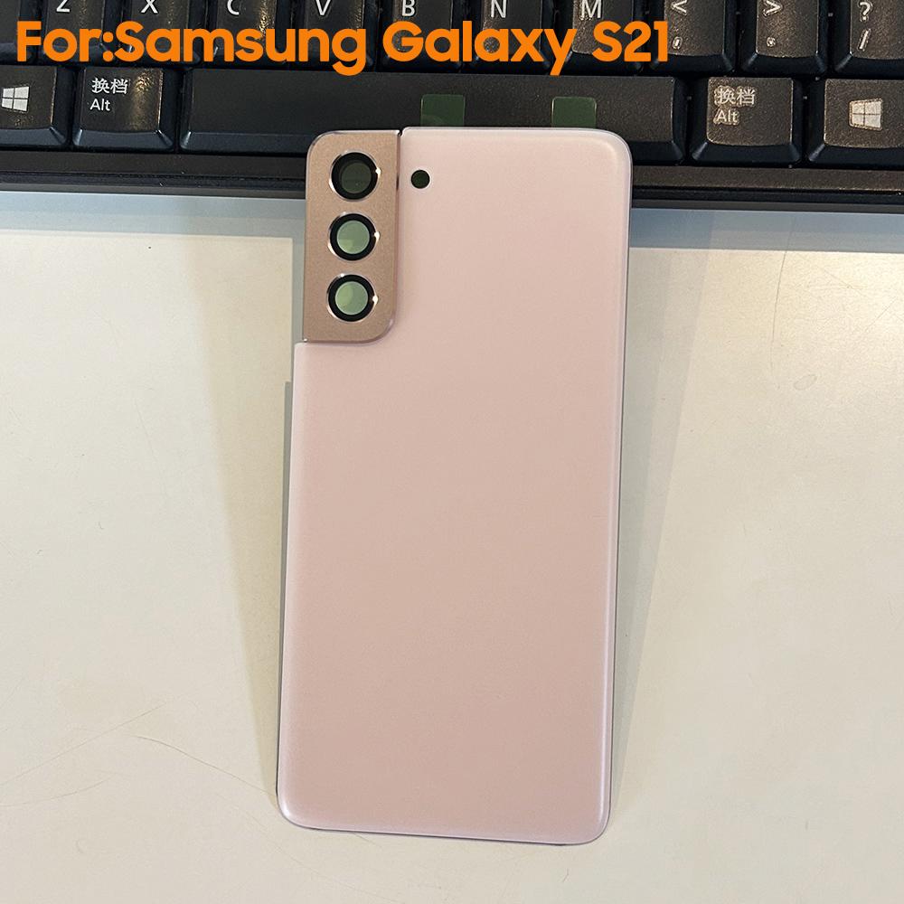Back Cover Cases Battery Cover Housing For Samsung Galaxy S21 5G SM-G991B S21+ 5G S21 Plus SM-G996B/DS Back Rear Glass Case