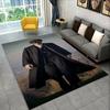 Classic P-Peaky Blinders Tommy Shelby Non-Slip Area Rug for Living Room,Bedroom,Playroom,Soft Carpet Floor Mat Home Decor Rug