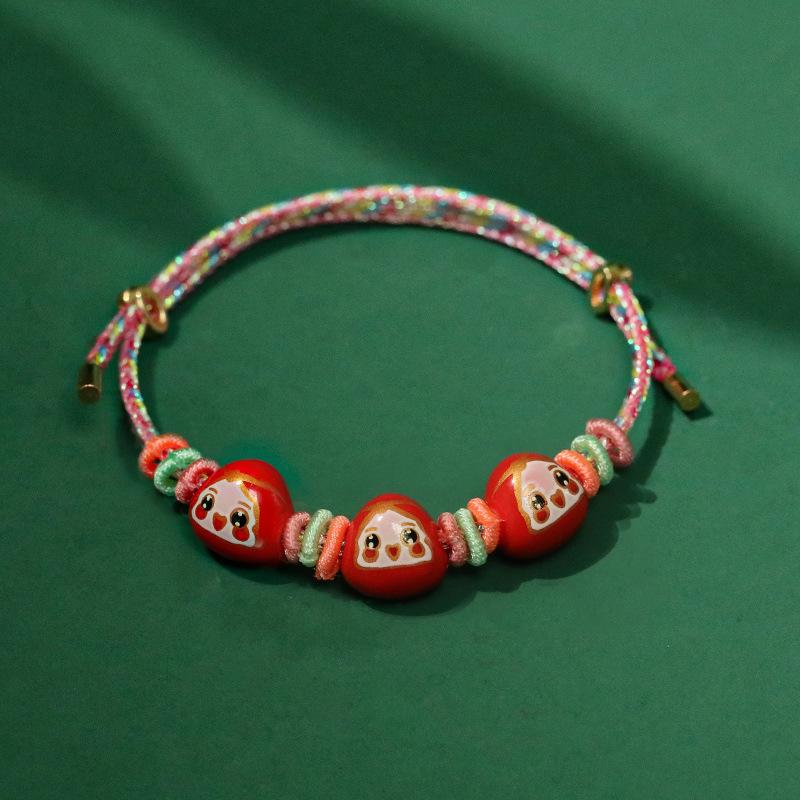 Colorful Rope Handmade Woven Zongzi Festival Bracelet New Ethnic Red Rope Adult Children's Hand Rope