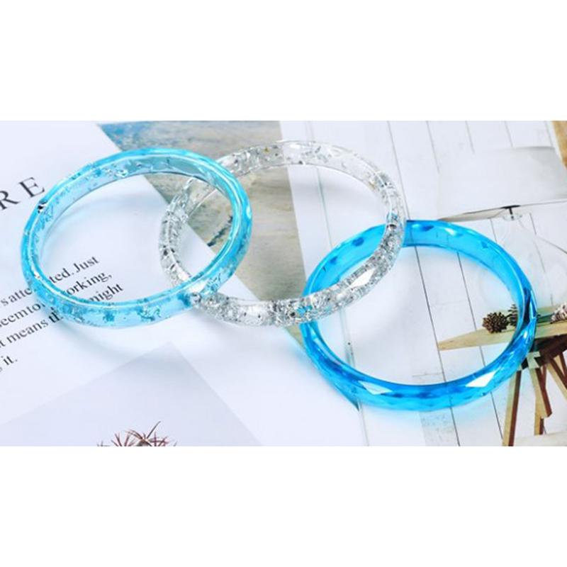 Transparent Silicone Mold Resin Bracelet  Resin Molds Making Tools