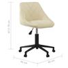 Dining Room Chair Swivel Cream Velvet