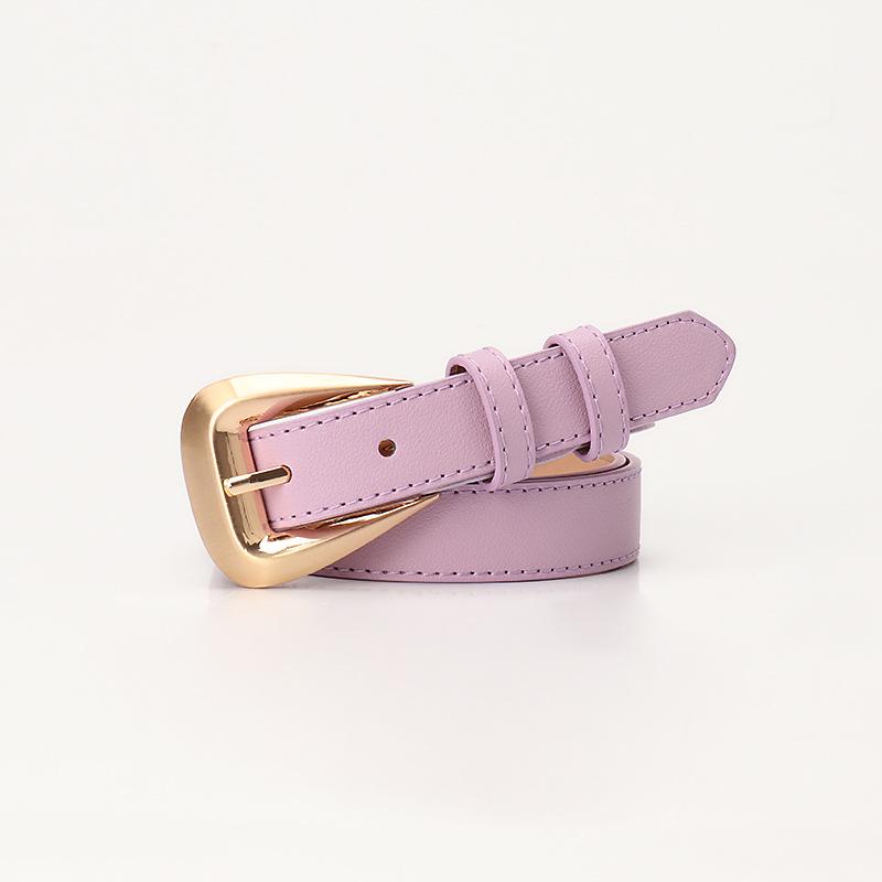 Versatile Women's Leather Belt: Stylish Decorative Waistband for Jeans and Suits