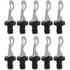 10PCS Silicone Press Wine Bottle Stoppers Leakage‑Proof Vacuum Sealed Plug Bar Kitchen Tools
