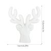 DIY 3D Deer Head Resin Mold Christmas Deer Head Cake Decoration Molds Silicone Epoxy Resin Mould Gypsum Ornament Mold