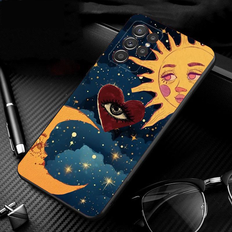 

Phone Case For Samsung Galaxy S26 S25 S24 S23 S22 S21 Ultra S24 S23 S22 S21 S25 Plus S24 FE Star Moon Sun S23Ultra