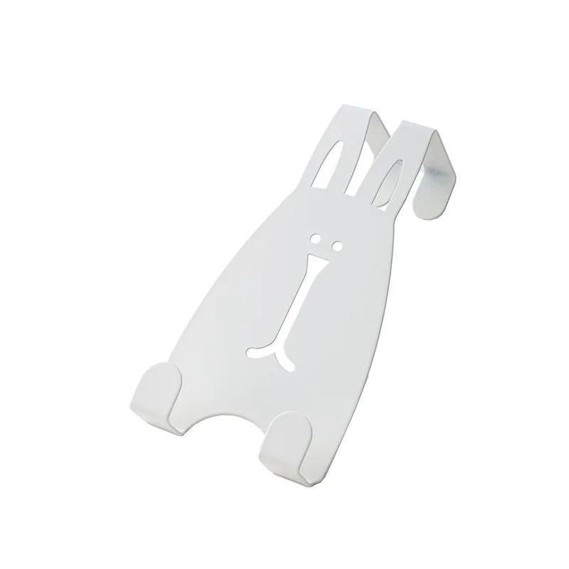 Hooks Cartoon Rabbit Door Back Hook Punch Cupboard Rear Hanger Bedroom Kitchen Wardrobe Wall Hanger Home Storage Shelf Coat Hook