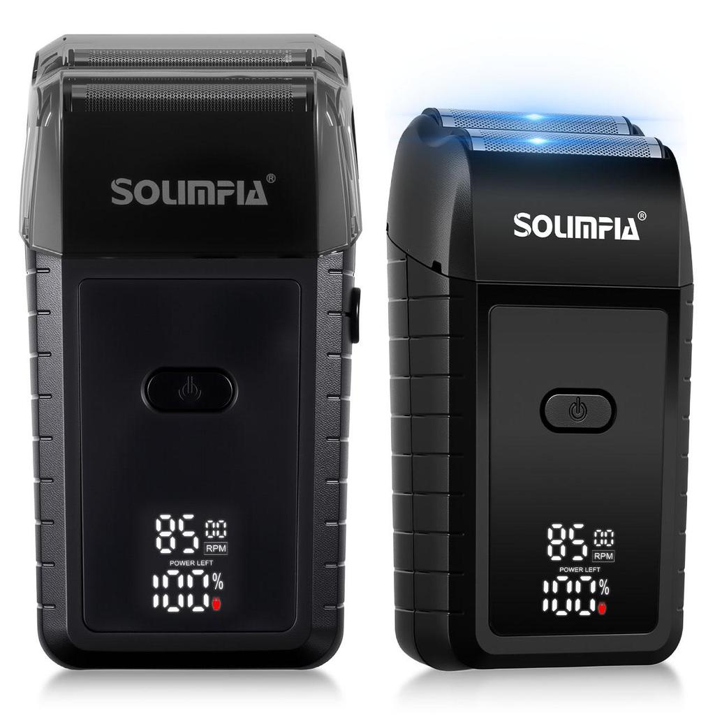 SOUIMPIA 3D Flexible Blade Shaver 7500/8500RPM Dual-Speed Motor with USB Charging