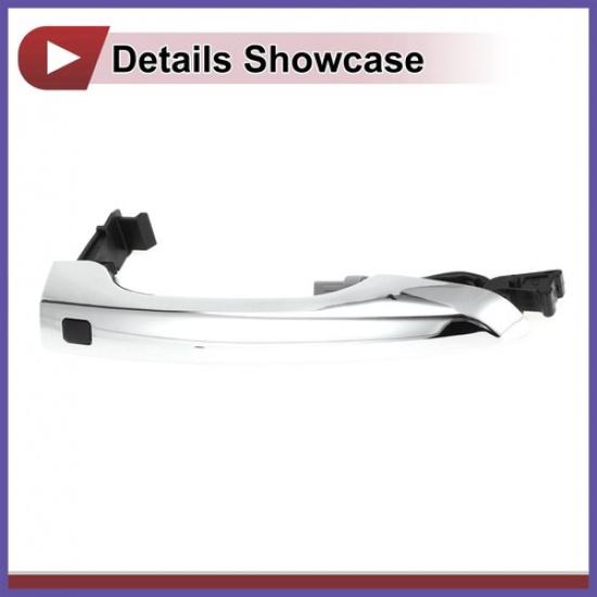 Car Door Handles Grip for Hyundai Elantra Front Left 82651F2210 Silver Tone