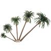 5Pcs Plastic Coconut Palm Tree Miniature Plant Pots Bonsai Craft Micro Landscape DIY Decoration Scenery Model