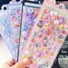 3D Crystal Cartoon Bubble Stickers for Kids Journals