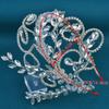Rhinestone Wedding Hair Accessories Leaf Design Bridal Headband Bridal Headpiece  For Women