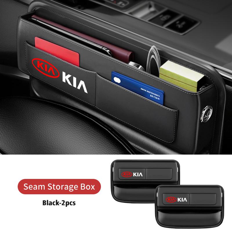 ANF3 For KIA Car USB Charging Colour Light Seat Storage Case Seat Gap Box Ceed Sportage Rio K5 K2 Optima Cerato Venga Sedona