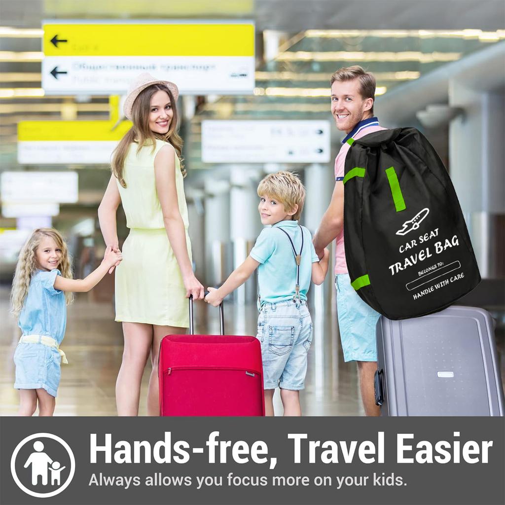 Strapazierfähigkeit Autositz Gate Check Hülle Für Cabrio-Booster-Sitze Reisetasche Kompakte Tragetasche und Griff