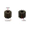 Durable Electric Hand Drill Gear 2Pcs 9-16 Teeth Parts Fit 550 775 Motor Shafts for Cordless Charging Drill Replacement