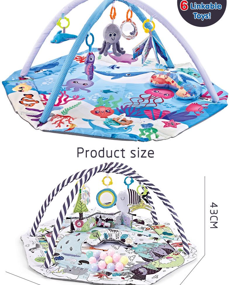 Baby Ocean Ball Fence Gym & Crawling Mat for 0-36 Months