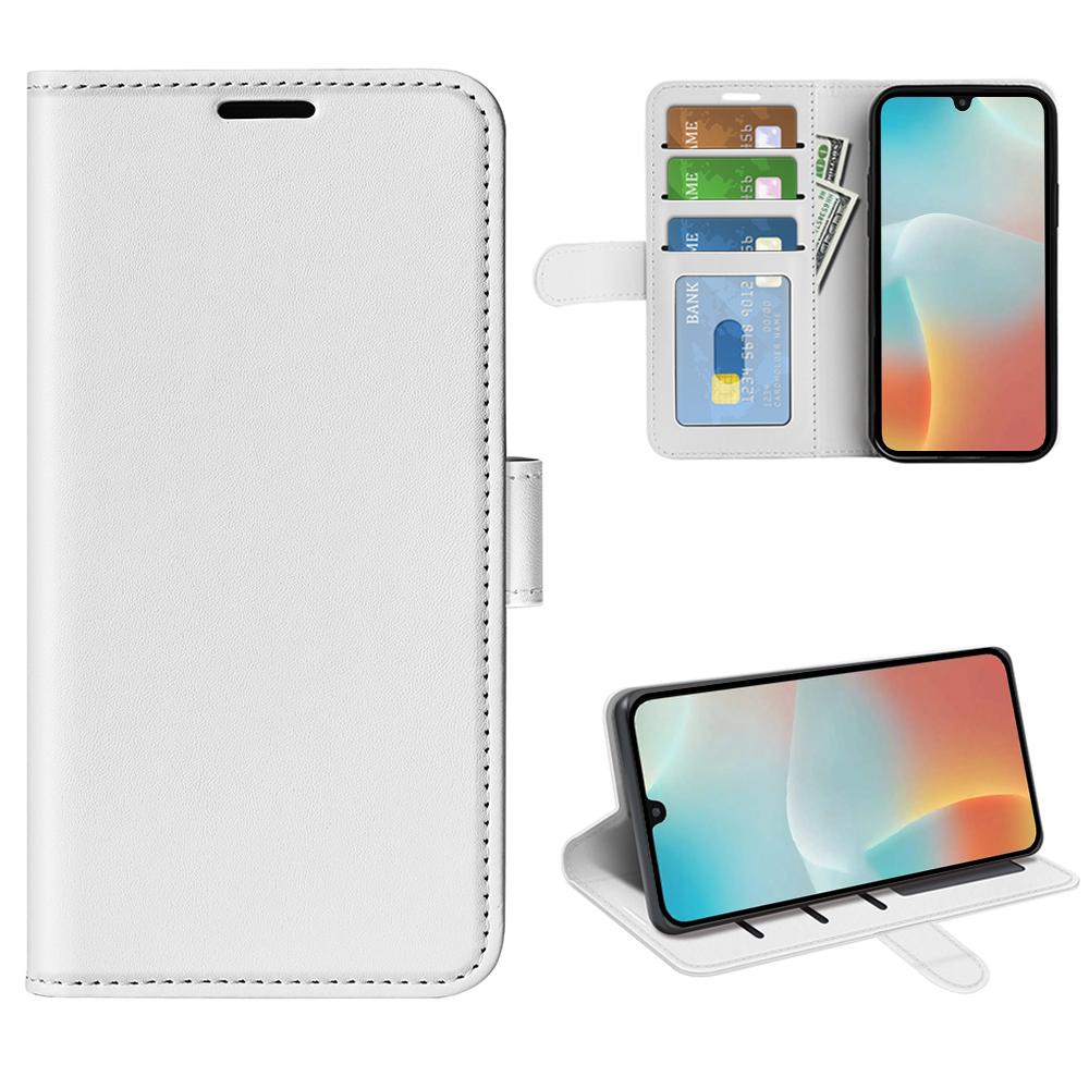 For Samsung Galaxy M16 5G Case Crazy Horse Texture Stand Leather Phone Cover