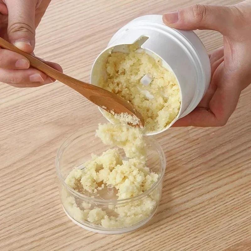 1pc Multi-Function Hand Pull Garlic Press Masher Household Durable Grinder Mini Pulling Garlic Crushing Kitchen Accessories