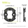 Rrskit Bicycle Aluminum Repair Parts Bicycle Computer Desk Speedometer Base Repair Parts For Garmin 1050 1