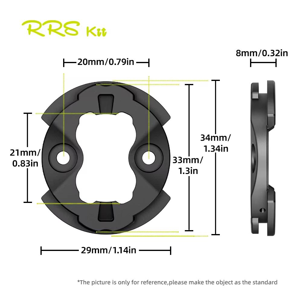 Rrskit Bicycle Aluminum Repair Parts Bicycle Computer Desk Speedometer Base Repair Parts For Garmin 1050 1