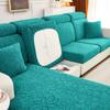 Plush Sofa Cushion Cover For Normal Sofa L Shape Sofa Chaselong Slipcovers Stretch Jacquard Flower Home Decoration