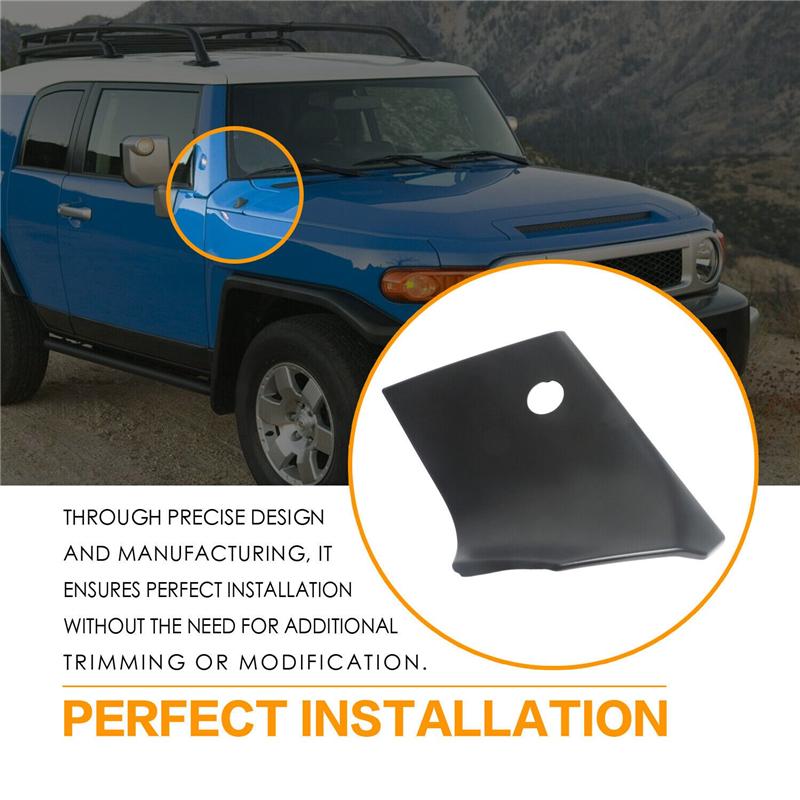 A03E-Панель крыла Для Toyoda FJ Cruiser 2007-2011 Автомобильный капот Накладка на шею крыла Black Right