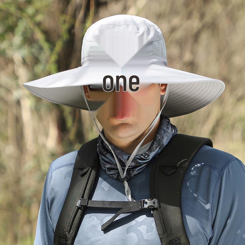 Solar-Powered Detachable Fan Hat: Quick-Dry Fisherman Style for Men's Outdoor Summer Use