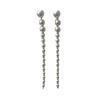 French Style Light Luxury Personalized Vintage Long Pearl Tassel Dangle Earrings For Women Fashion Sweet Geometry Jewelry Gifts