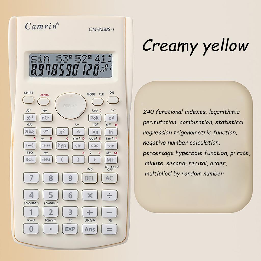 Functions 10-digit Calculator for Students Intermediate Exam Back To School Teaching Supplies Financial Accounting Tools