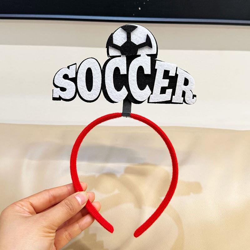 Cartoon Football Cheering Hairband Headband Headwear Hair Accessories Fan Support Prop Party Decoration