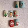 Festive 3D Christmas Nail Art Stickers: Cute Santa, Tree & Snow Designs